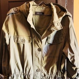 🛑 SOLD ‼️ NEW LOOK | OLIVE / ARMY GREEN WOMENS COTTON LIGHTWEIGHT JACKET
